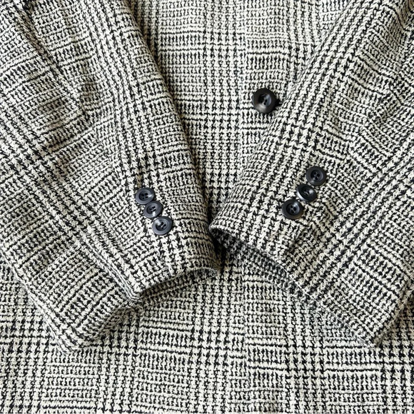Vintage Bellissimo Hill Wool Blend Plaid Blazer Union Made in Canada - Picture 5 of 16